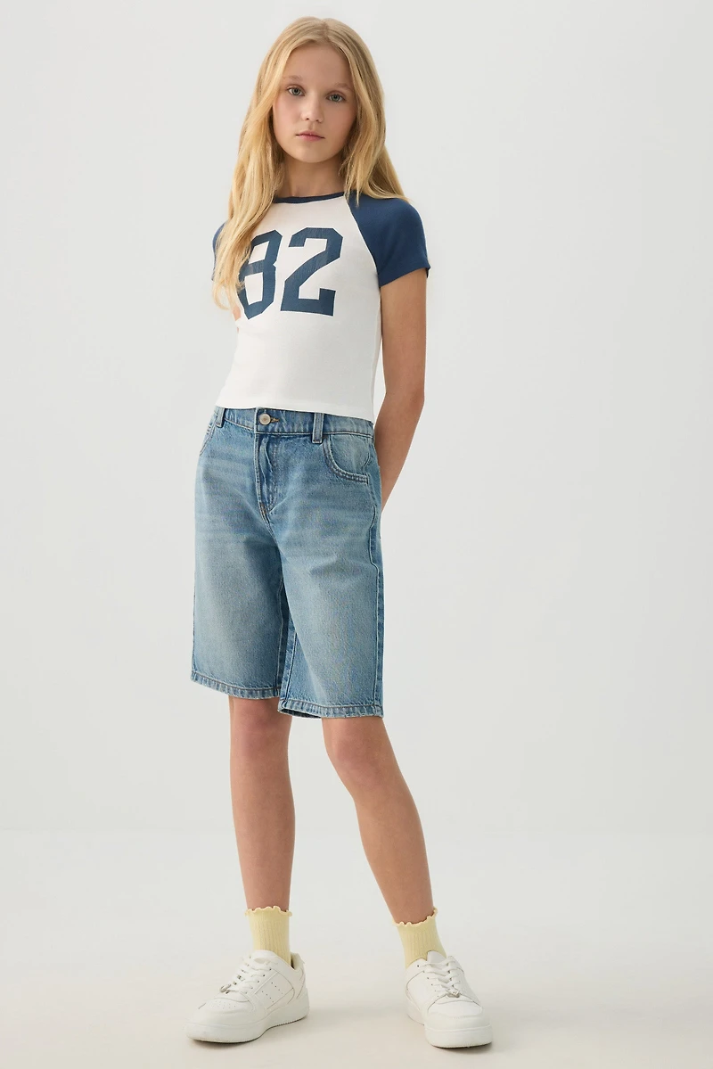 T-shirt à manches raglan graphique