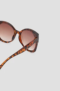 Lunettes de soleil œil de chat écaille de tortue