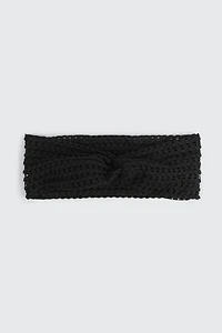Ardene Open Mesh Knotted Headwrap in