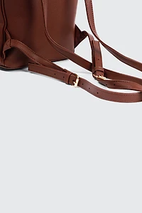 Petit sac à dos en faux cuir