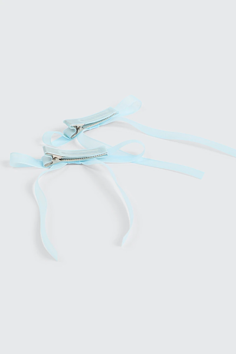 Duo de boucles en tulle