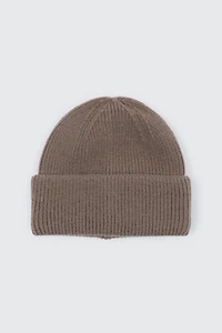 Ardene Man Khaki Rib Beanie For Men in Brown | Polyester