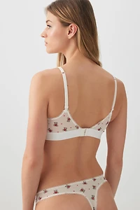 Culotte tanga en maille tout-aller