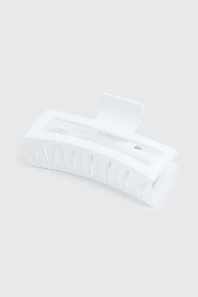 Grande pince à cheveux rectangulaire