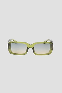 Ardene Rectangular Sunglasses in Green