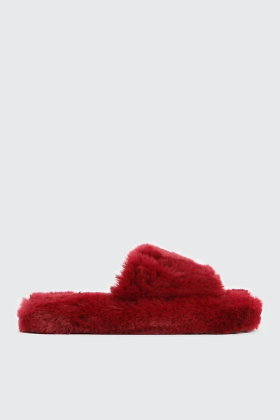 Ardene Fluffy Slippers in | Size | Polyester | Eco-Conscious