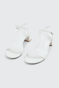 Sandales à talon bloc