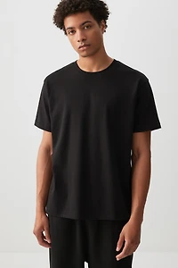 Ardene Man Solid Short Sleeve T-Shirt For Men in | Size | 100% Cotton