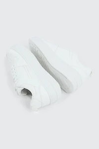 Espadrilles lacées à semelle épaisse