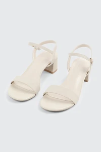 Sandales à talon bloc