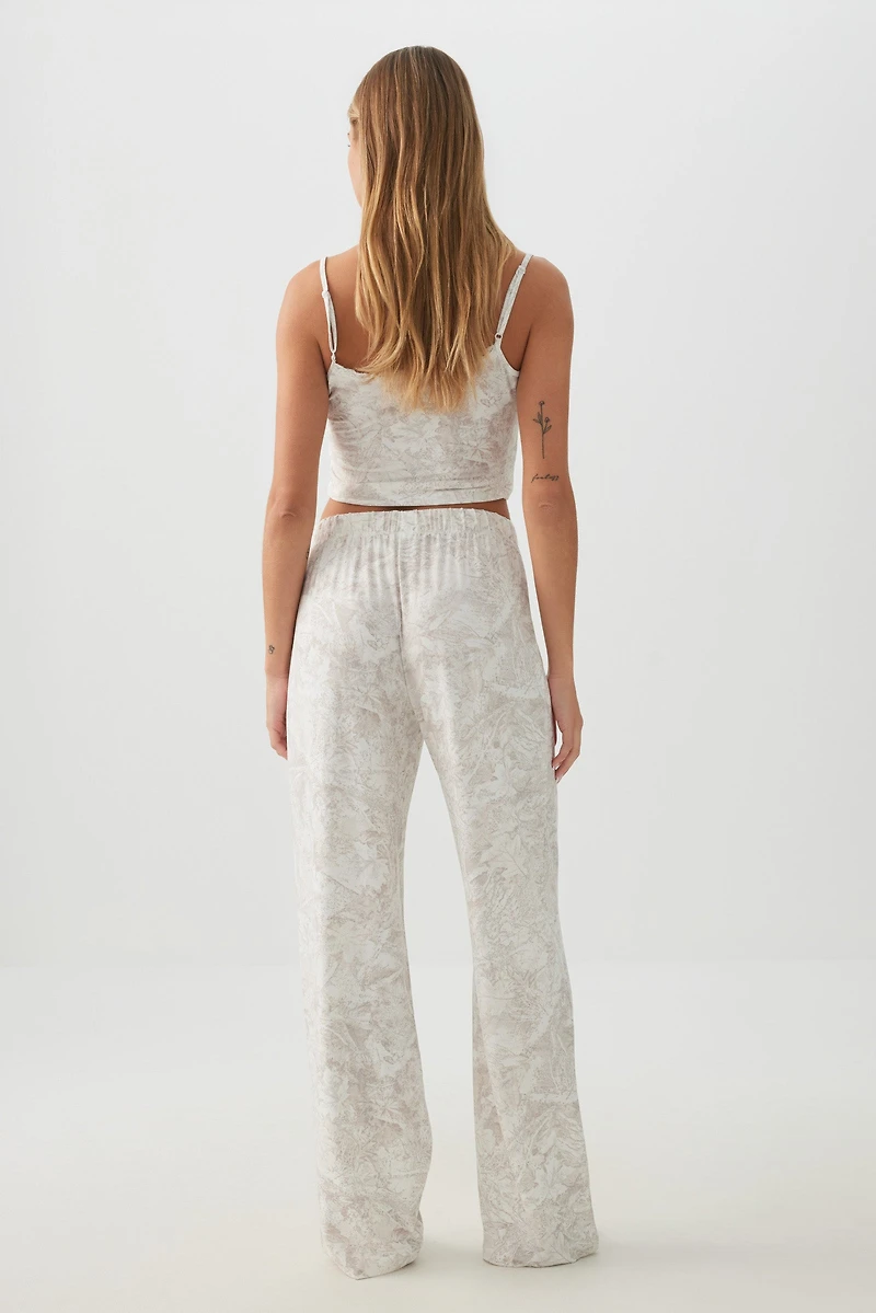 Pantalon de pyjama camouflage en tissu HUSHKNIT