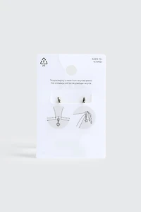 Duo de breloques pour maillot poisson et ancre