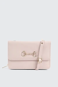 Ardene Convertible Phone Bag in Light Pink | Faux Leather/Polyester