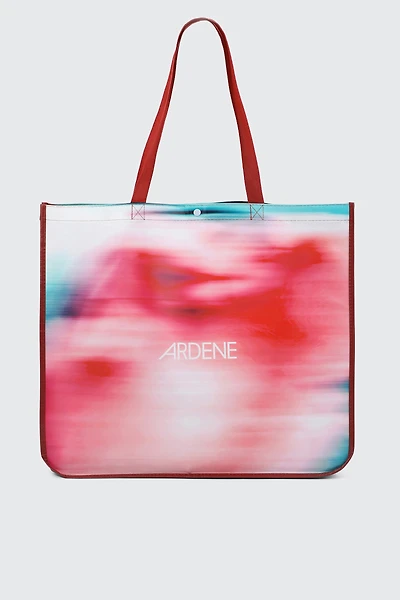 Ardene Large Holiday Bag with Snap Closure in Red