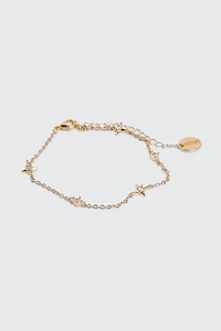 Ardene 14K Gold Plated Star Bracelet