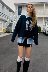 Ardene Micro Skirt with Slit in Black | Size | Elastane/Polyamide/Viscose