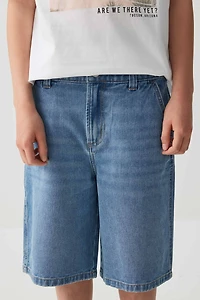 Bermuda menuisier en denim