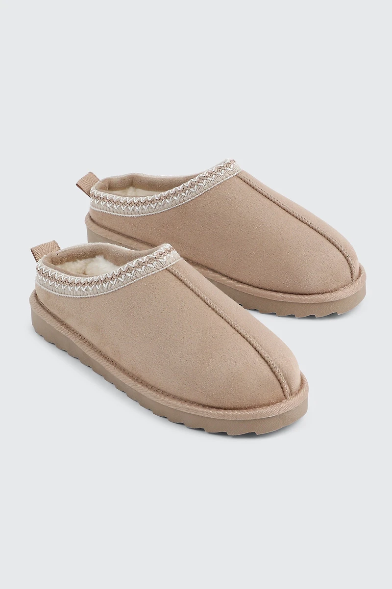 Sabots en faux mouton