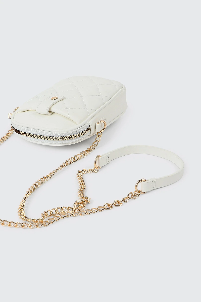 Pochette à téléphone matelassée