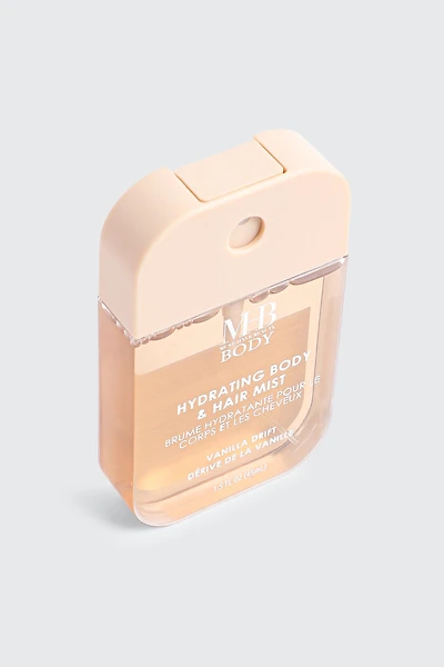 Brume hydratante corps et cheveux vanille