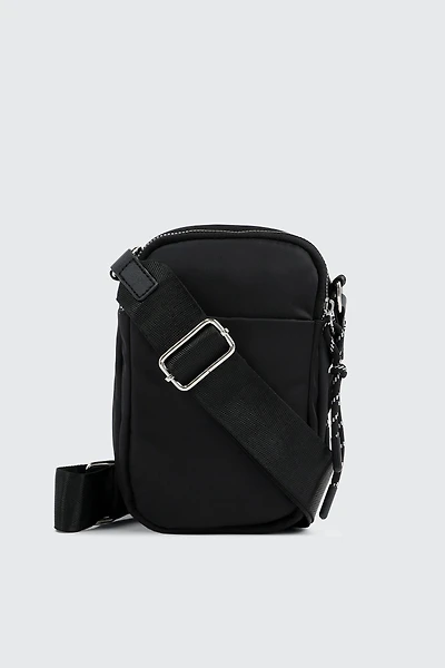 Ardene Nylon Phone Bag in Black | Polyester/Nylon