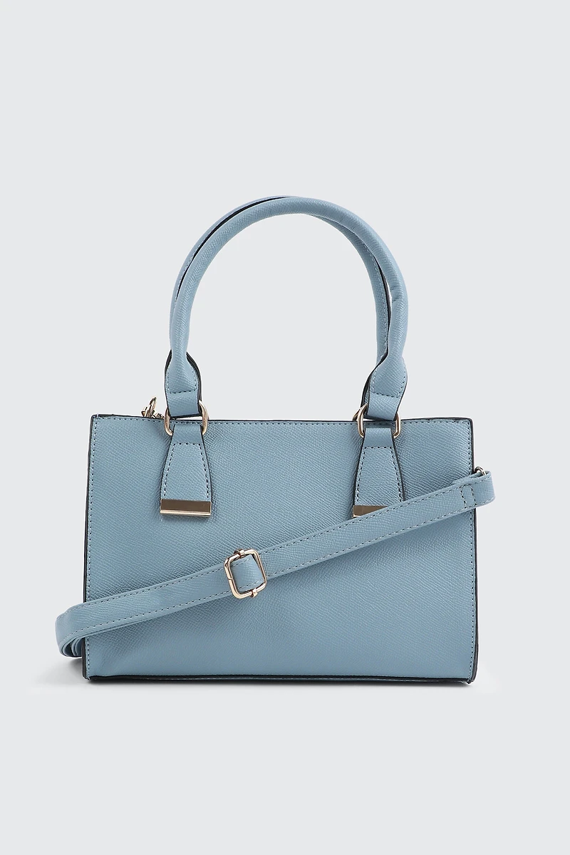 Ardene Faux Leather Structured Handbag in | Faux Leather/Polyester | Eco-Conscious