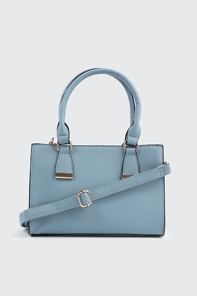 Ardene Faux Leather Structured Handbag in | Faux Leather/Polyester | Eco-Conscious