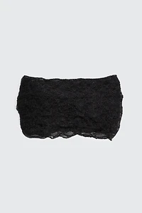 Ardene Lace Headwrap in Black | Polyester
