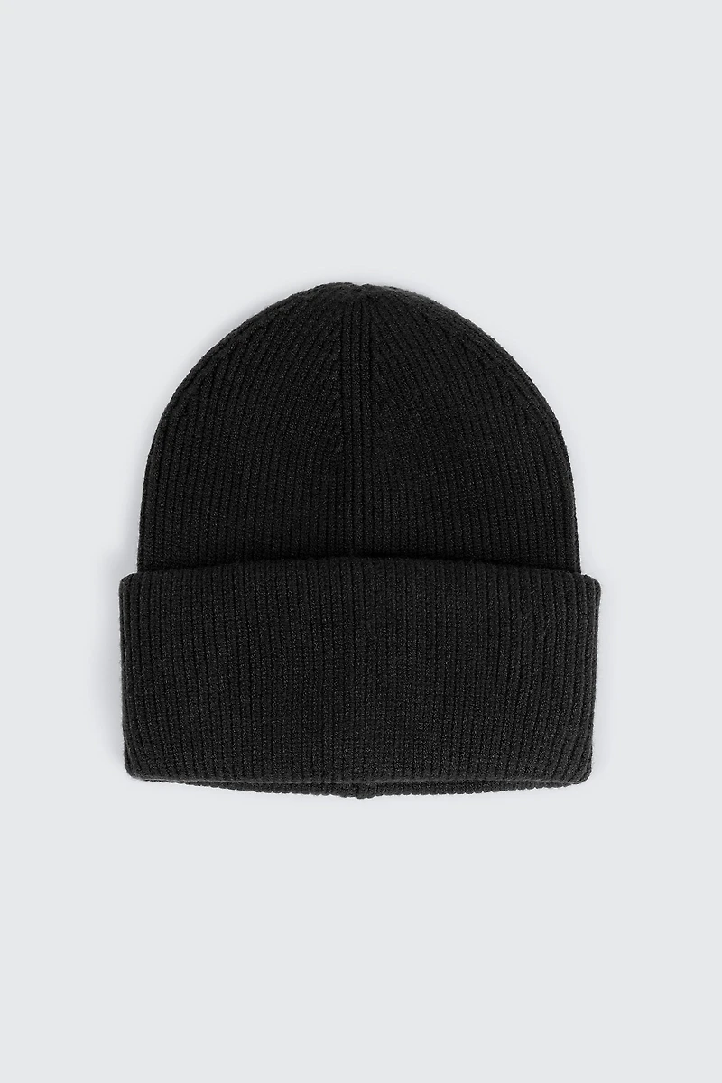 Ardene Wide Cuff Rib Beanie in | Polyester/Rayon/Nylon