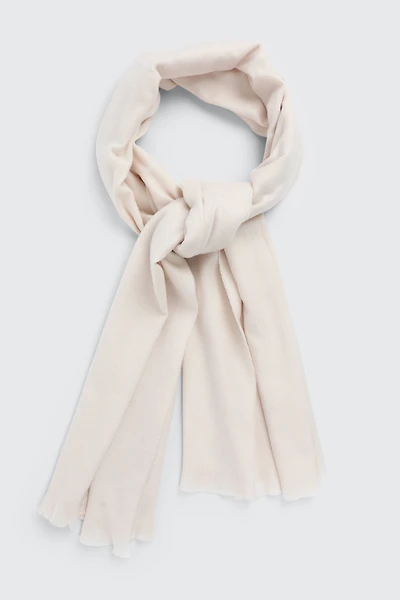 Ardene Super Soft Lightweight Scarf in Off-White | Polyester