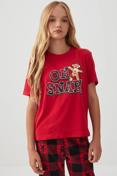 Ardene Kids HUSHKNIT PJ Top | Size | Polyester/Spandex | Eco-Conscious