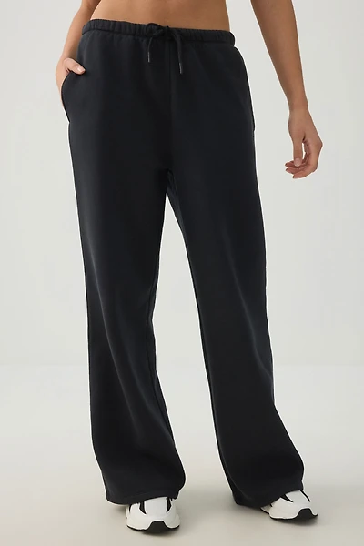 Ardene MADESOFT Fleece Straight Leg Sweatpants in | Size | Polyester/Cotton | Eco-Conscious