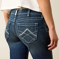 R.E.A.L. Mid Rise Stretch Icon Stackable Straight Leg Jean