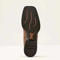 Sport Steer Skull Wide Square Toe Cowboy Boot