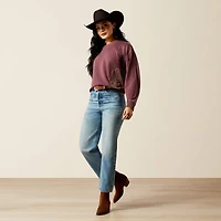 Ultra High Rise Cheyenne Yoke Tomboy Straight Leg Jean