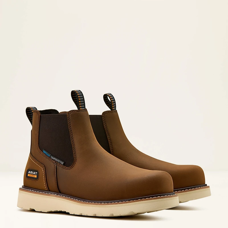 Rebar Wedge Chelsea Waterproof Composite Toe Work Boot