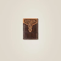 Alligator Trifold Wallet