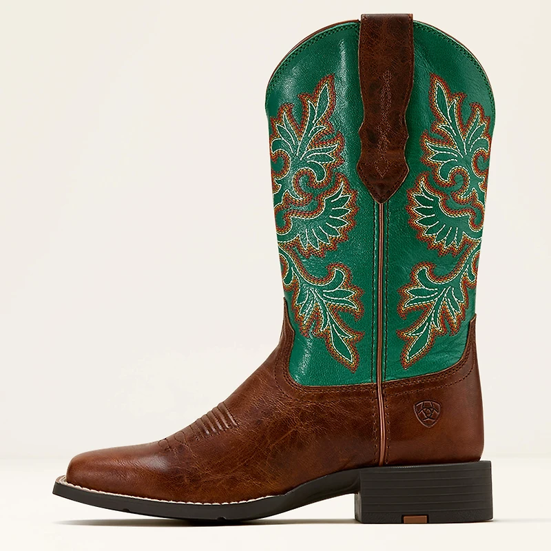 Round Up StretchFit Wide Square Toe Western Boot