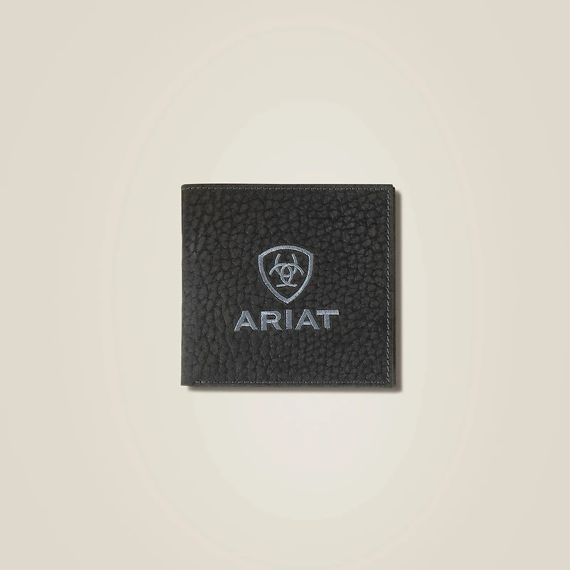 Pebble Leather Logo Bifold Wall