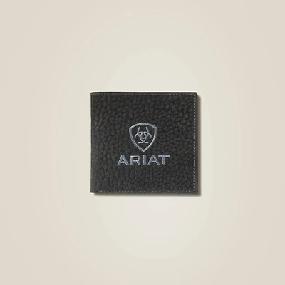 Pebble Leather Logo Bifold Wall