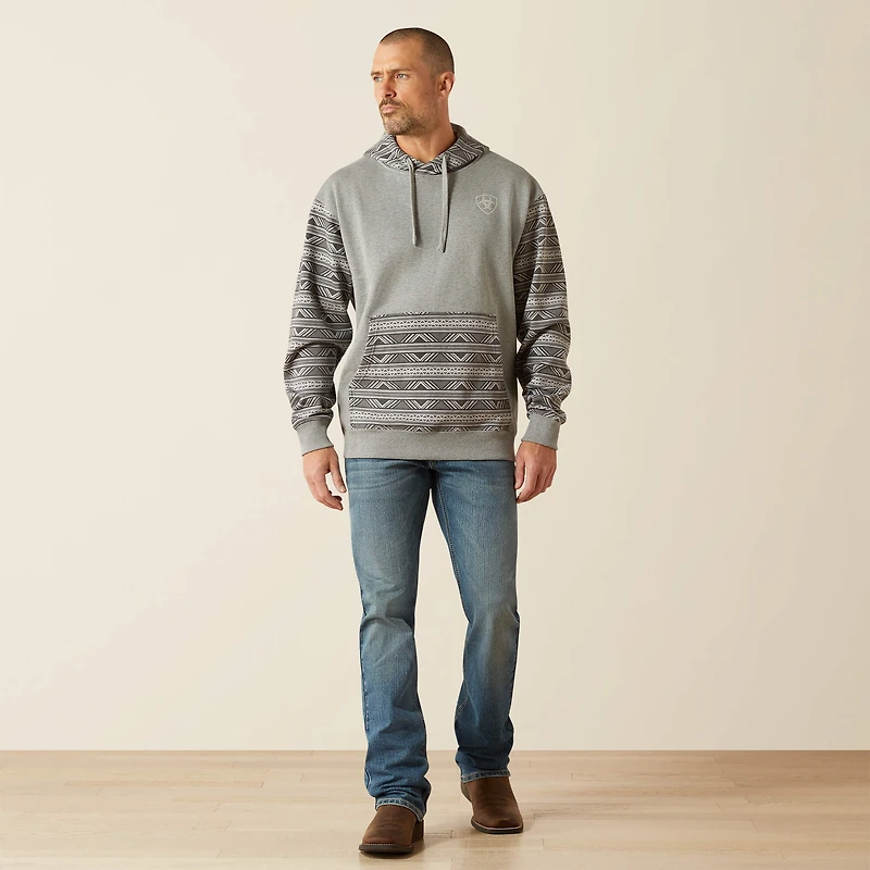Southwestern Color Block Hoodie