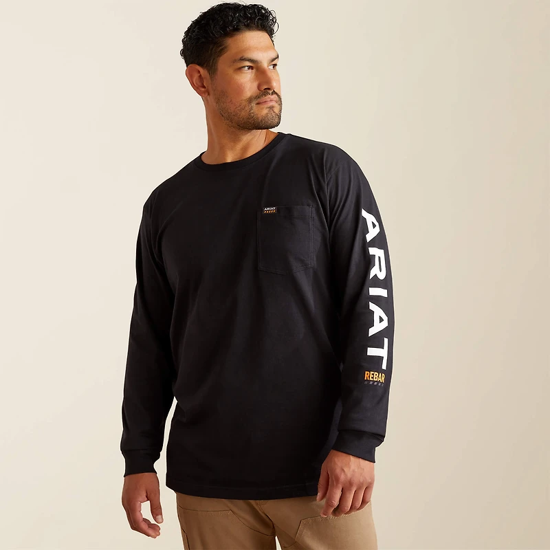 Rebar Cotton Strong Standard Logo Pocket T-Shirt