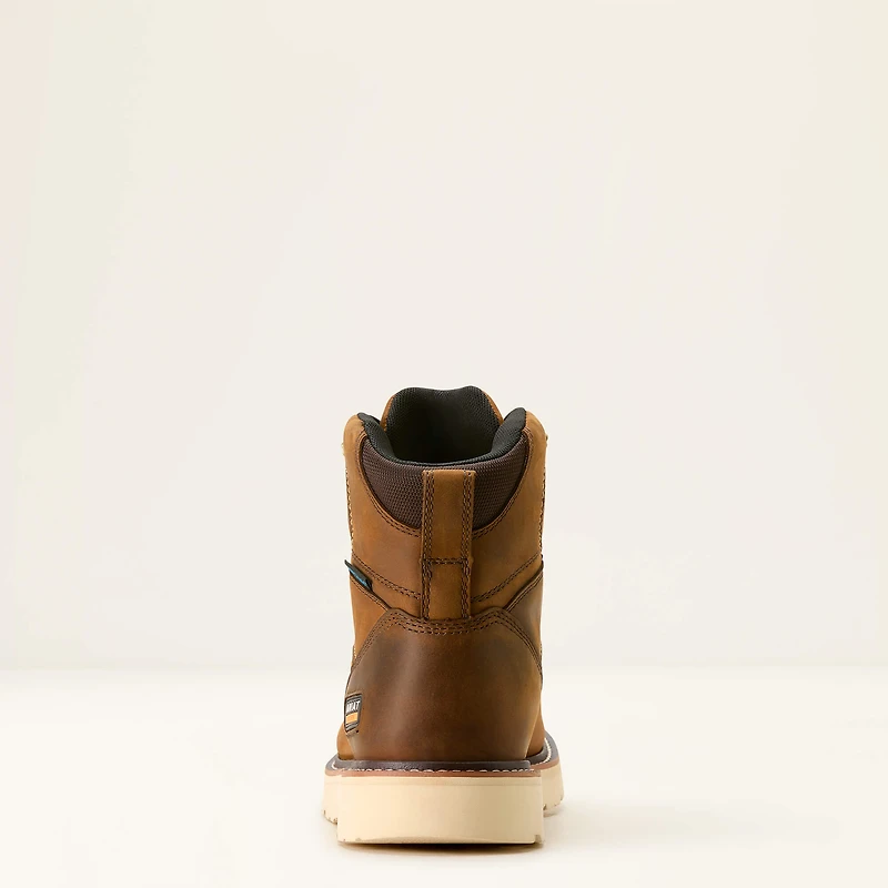 Rebar Wedge Moc Toe 6" Waterproof Work Boot