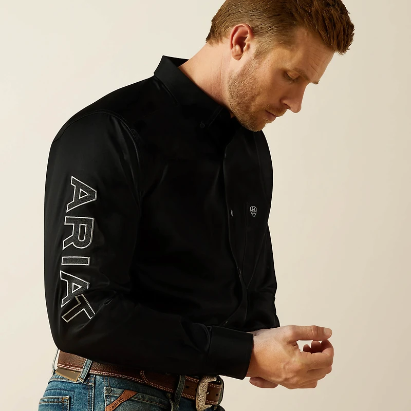 Team Logo Twill Fitted Shirt