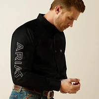 Team Logo Twill Fitted Shirt