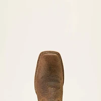 Rock Ridge Wide Square Toe Western Boot