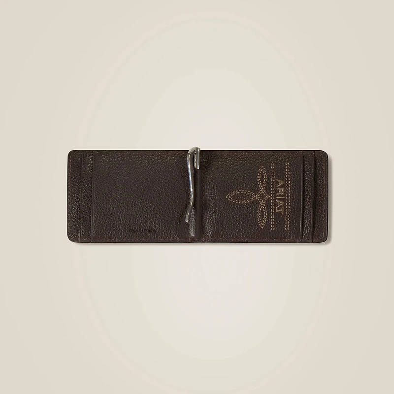 Ostrich Clip Wallet
