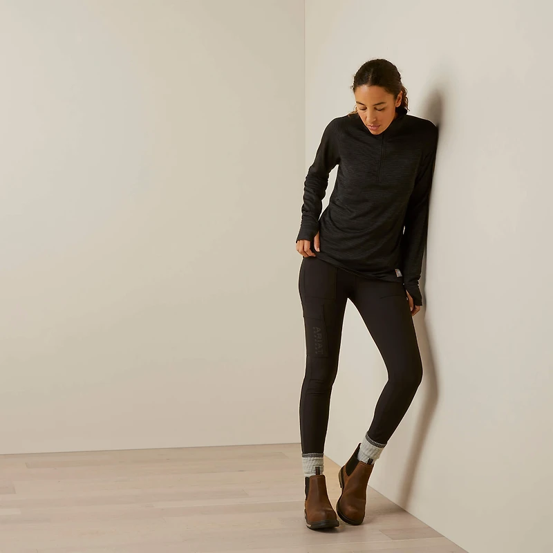 Rebar Gridwork 1/4 Zip Baselayer