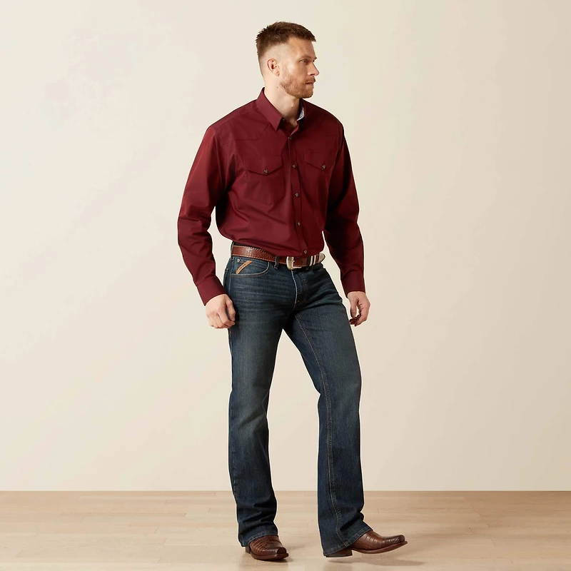 Wrinkle Free Pinpoint Oxford Classic Fit Snap Shirt