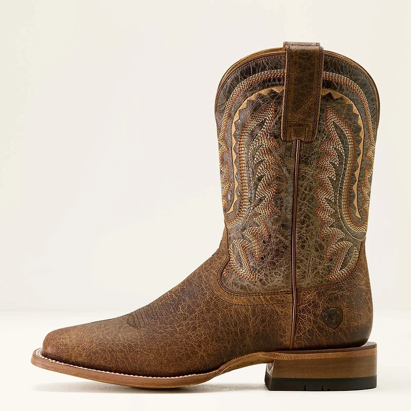 Rock Ridge Wide Square Toe Western Boot